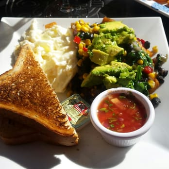 Jane's Cafe on 3rd - Vegan Veggie Scramble with Salsa but I added Egg Whites! - Breakfast & Brunch Near Me - Naples, Florida Jane's Cafe on 3rd - Vegan Veggie Scramble with Salsa but I added Egg Whites! - Breakfast & Brunch Near Me - Naples, Florida