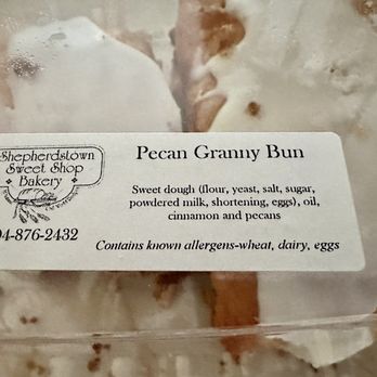 Shepherdstown Sweet Shop Bakery - My pecan granny buns. - Bakeries Near Me - Shepherdstown, West Virginia Shepherdstown Sweet Shop Bakery - My pecan granny buns. - Bakeries Near Me - Shepherdstown, West Virginia