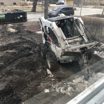 Leader Builders - Concrete stair demo-this wasn't enough. We eventually had to bring in an excavator. - General Contractors Near Me - weston, Massachusetts