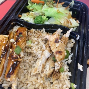 2 Krzy Grill - Teriyaki chicken, brown rice and steamed vegetables! - Burgers Near Me - Beaumont, California