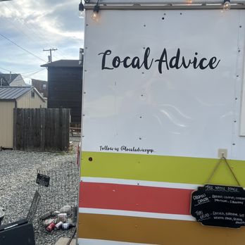 Local Advice - a food truck parked in a parking lot - Sandwiches Near Me - Gardiner, Montana Local Advice - a food truck parked in a parking lot - Sandwiches Near Me - Gardiner, Montana