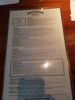 Menu photo 6 Charleston's Edmond, OK