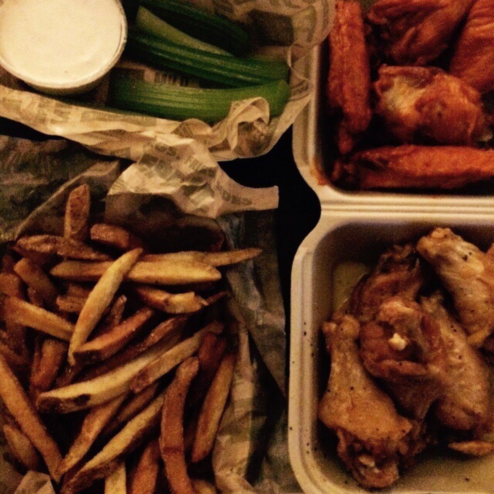 Wingstop - Original hot is lacking sauce but the lemon pepper looks great. Fries are perfect. - Chicken Wings Near Me - Forth Worth, Texas Wingstop - Original hot is lacking sauce but the lemon pepper looks great. Fries are perfect. - Chicken Wings Near Me - Forth Worth, Texas