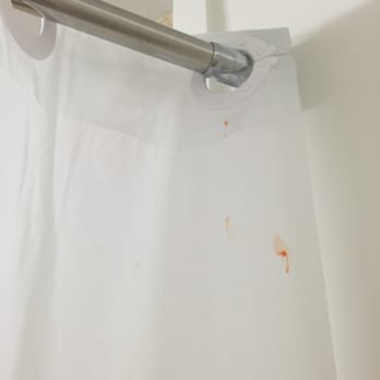 Country Inn & Suites - Blood on shower curtain - Hotels Near Me - Hampton, Virginia Country Inn & Suites - Blood on shower curtain - Hotels Near Me - Hampton, Virginia