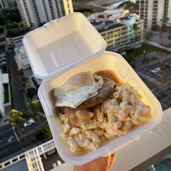 AAA Local BBQ - Mini Loco Moco ($8.49) - Fast Food Near Me - Honolulu, Hawaii AAA Local BBQ - Mini Loco Moco ($8.49) - Fast Food Near Me - Honolulu, Hawaii