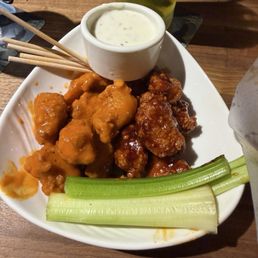 Buffalo wings and BBQ Buffalo wings and BBQ