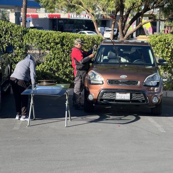 Titan Auto Glass - Removal of old windscreen - Auto Glass Services Near Me