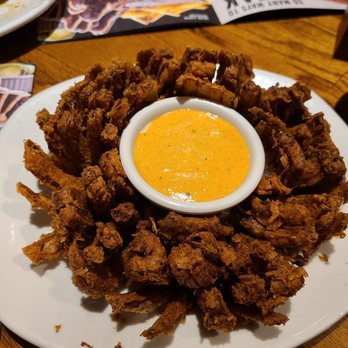 Outback Steakhouse - My blooming onion was kinda burnt. - Steakhouses Near Me - Macon, Georgia Outback Steakhouse - My blooming onion was kinda burnt. - Steakhouses Near Me - Macon, Georgia
