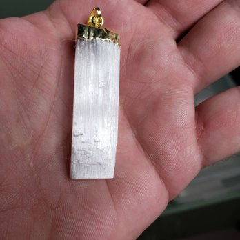 Eclipse Over Roswell - New selenite pendants. - Spiritual Shop Near Me - Roswell, Georgia