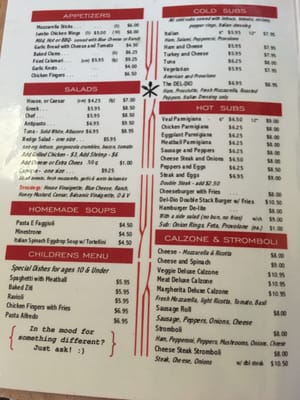 Menu photo 8 Pizzeria Del-Dio Orlando, FL
