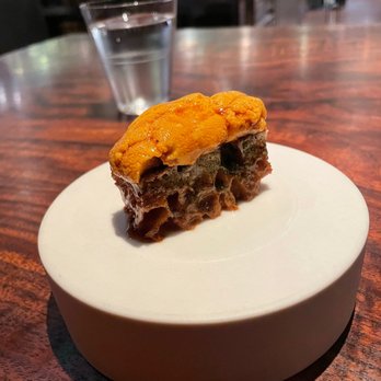 Saison - Sour-dough topped with uni: great savory flavor and texture - New American Near Me - San Francisco, California Saison - Sour-dough topped with uni: great savory flavor and texture - New American Near Me - San Francisco, California
