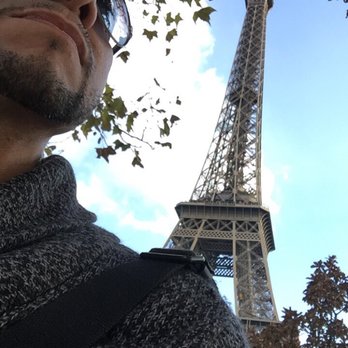 La Tour Eiffel - Myself and the Eiffel Tower just over my shoulder. - Landmarks & Historical Buildings Near Me - Paris, 75 La Tour Eiffel - Myself and the Eiffel Tower just over my shoulder. - Landmarks & Historical Buildings Near Me - Paris, 75