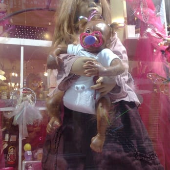 Mary Shortle - I defy anyone who says that this possessed girl clutching a nappy clad monkey baby is not terrifying! - Hobby Shops Near Me - Leeds, XWY