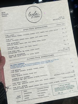 Menu photo 7 Layla Bagels & Coffee Beverly Hills, CA