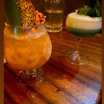Last Rites - Slim Pickens (on the left) and Blue By Yee (on the right) - Cocktail Bars Near Me - San Francisco, California Last Rites - Slim Pickens (on the left) and Blue By Yee (on the right) - Cocktail Bars Near Me - San Francisco, California
