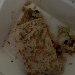 The rectangular piece. See how crispy?! Ugh