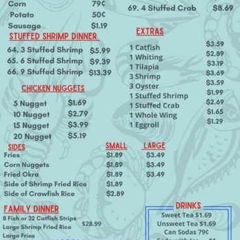 Seaside Seafood - Menu - Seafood Near Me - Port Arthur, Texas Seaside Seafood - Menu - Seafood Near Me - Port Arthur, Texas