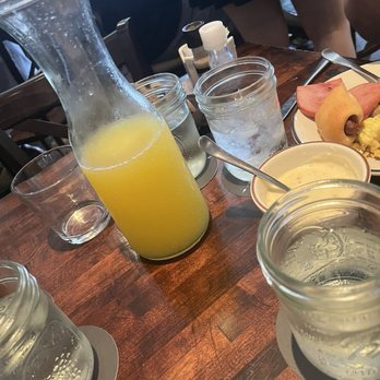 Moonshine Grill - Mimosa carafe - Southern Near Me - Austin, Texas Moonshine Grill - Mimosa carafe - Southern Near Me - Austin, Texas