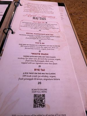 Menu photo 1 Mai Tai Bar Honolulu, HI Menu photo 1 Mai Tai Bar Honolulu, HI