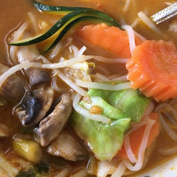 55 Thai Kitchen - Tom yum veggie noddle soup - Thai Near Me - San Diego, California 55 Thai Kitchen - Tom yum veggie noddle soup - Thai Near Me - San Diego, California