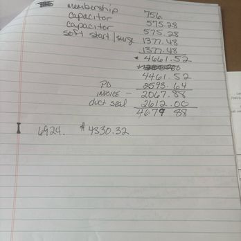 Larson Air Conditioning - My notes on prices quoted - Heating & Air Conditioning/HVAC Near Me - Scottsdale, Arizona