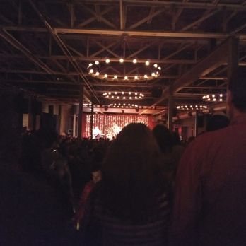 Anthology - Looking towards the stage near the stairs, cool lighting - Music Venues Near Me - Rochester, New York