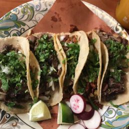 Cabeza, lengua, al pastor x2, and bistec