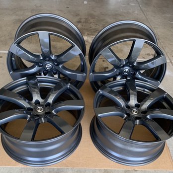Diamond Powder Coating - Nissan GTR wheels in Prismatic Evo Grey with clear coat done by Patrick at Diamond Powder Coating. - Sandblasting Near Me - Riverside, California Diamond Powder Coating - Nissan GTR wheels in Prismatic Evo Grey with clear coat done by Patrick at Diamond Powder Coating. - Sandblasting Near Me - Riverside, California