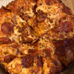 Domino's Pizza - Asked for double cheese but, got dough instead