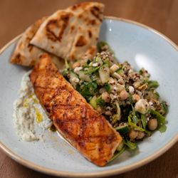 Dear Olivia Bar & Kitchen - Grilled Salmon Santorini