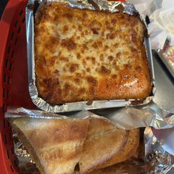 Powerhouse Pizza & Subs - Lasagna dinner with garlic bread