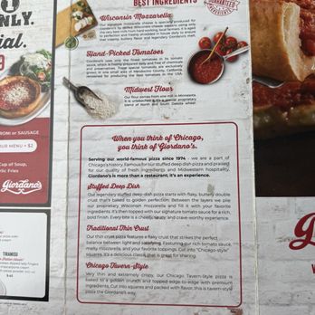 Giordano's - Menu - Pizza Near Me - Fort Wayne, Indiana Giordano's - Menu - Pizza Near Me - Fort Wayne, Indiana