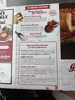 Menu photo 4 Giordano's Fort Wayne, IN Menu photo 4 Giordano's Fort Wayne, IN