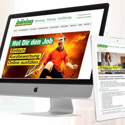 KJELLDESIGN - Webdesign Projekt - Kunde: Horst Böning Heizung Sanitär GmbH in Rendsburg