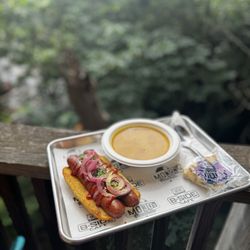 B Side Cafe - Gold Dust Glizzy, Curry Potato soup