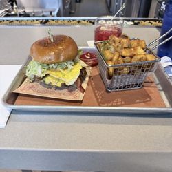 Smash breakfast burger.
