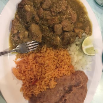 El Borrego De Oro - Pork with chile verde - Mexican Near Me - Austin, Texas