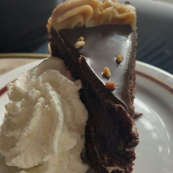 Cafe Intermezzo - Midtown - Chocolate Peanut Butter Cake - Cafes Near Me - Atlanta, Georgia Cafe Intermezzo - Midtown - Chocolate Peanut Butter Cake - Cafes Near Me - Atlanta, Georgia