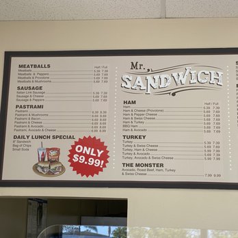 Mr Sandwich - Sandwiches Near Me - Irvine, California