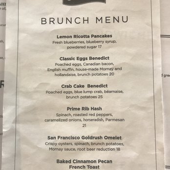 Skates On The Bay - 12/18/21 Brunch Menu - Seafood Near Me - Berkeley, California