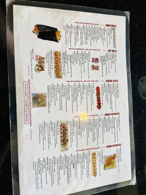 Menu photo 8 Domo Sushi Santee, CA