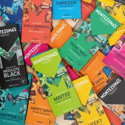 Montezumas - We offer a range of bar flavours in a rainbow of colours
