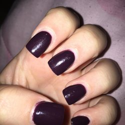 Golden Nails Salon & Spa - This is one week after i had my nails filled and painted. Ben did not put a top coat on.