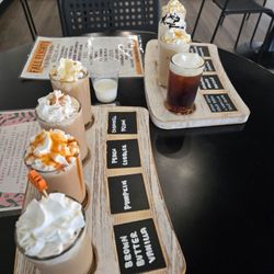 The Blend Coffee & Cocktails - Iced Coffees Flights. Traditional and Seasonal