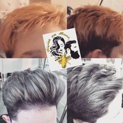 Stylez On Mane - Color Correction to brighten up that style with a great haircut to finish complimenting the Guests look.