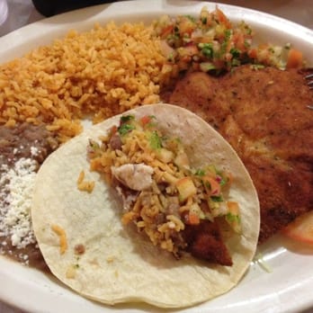 La Malinche Restaurant - Breaded chicken Mexican style - Mexican Near Me - Rahway, New Jersey