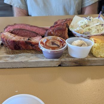 Brittons BBQ - Ribs, chicken thighs, coleslaw, and cornbread. - Barbeque Near Me - Anderson, California
