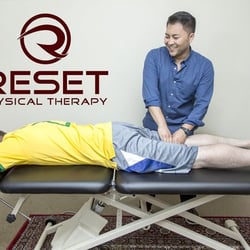 Dr. Peter Hwang with a patient