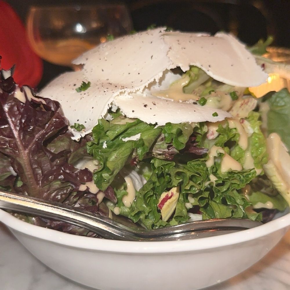 Bar Blanc - This salad was so refreshing! It comes with a vinaigrette dressing! - Cocktail Bars Near Me - Atlanta, Georgia Bar Blanc - This salad was so refreshing! It comes with a vinaigrette dressing! - Cocktail Bars Near Me - Atlanta, Georgia