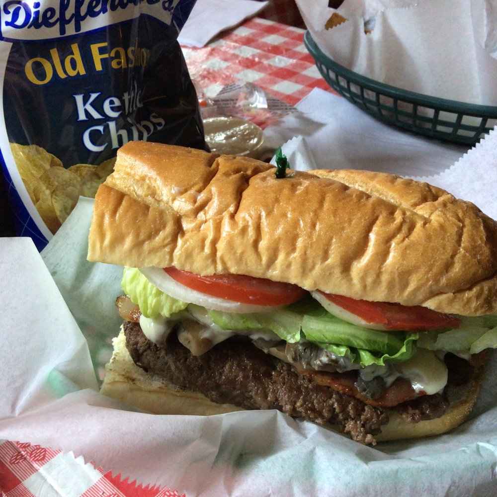 Old Post Inn - The OPI burger, wow! - New American Near Me - Slatington, Pennsylvania Old Post Inn - The OPI burger, wow! - New American Near Me - Slatington, Pennsylvania